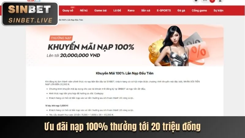 Nạp tiền vào tài khoản